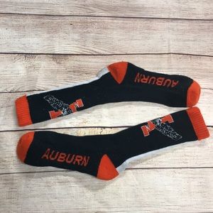 Auburn Tigers War Eagle Retro Logo Socks GUC